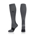 Newzill knee-high 24-seven compression socks white with gray stripes